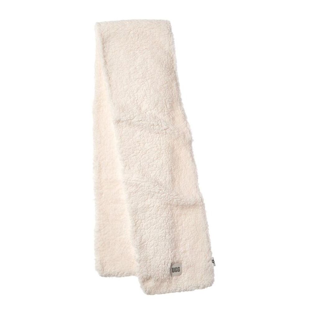 Ugg Oversized Sherpa Scarf, Grey - Picture 2 of 3